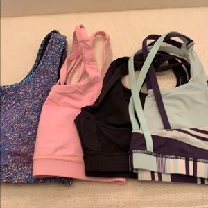 LuluLemon size 8 sports bra bundle